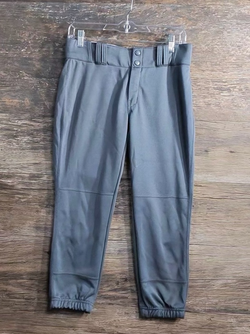 Champro Classic Gray Women's Softball Pants with Snap Waist
